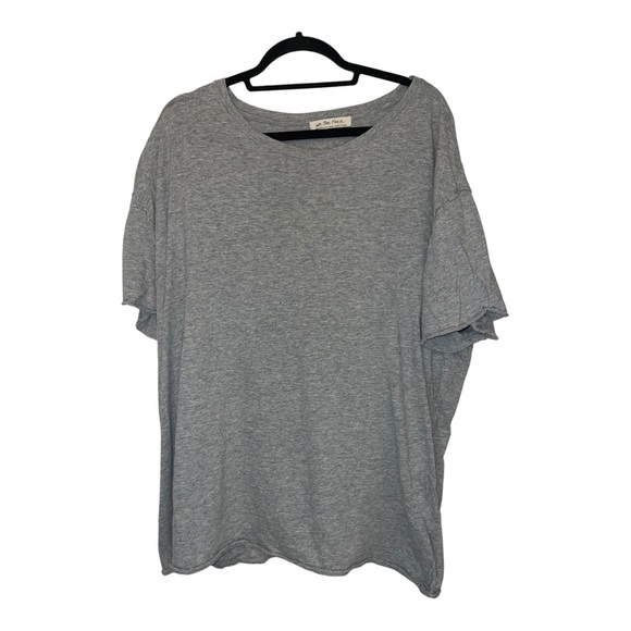 We The Free Oversized Heather Gray Short Sleeve Tee - Picture 1 of 11